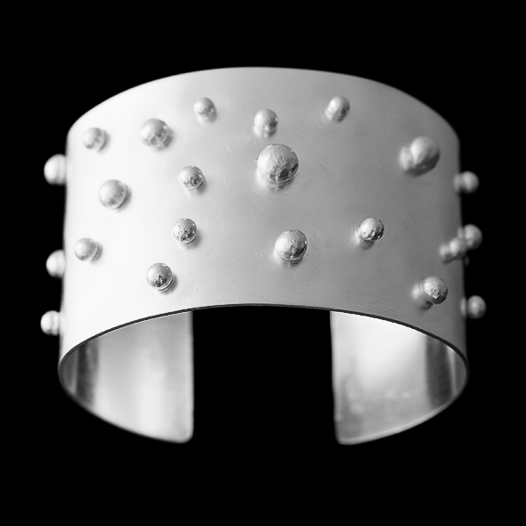 Silver bracelet, Britt Monti